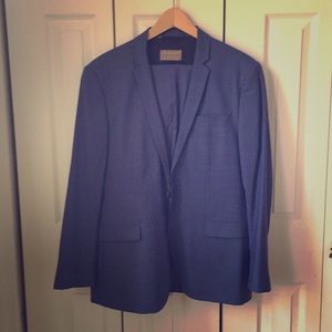 Blue Zara Man Suit 42R